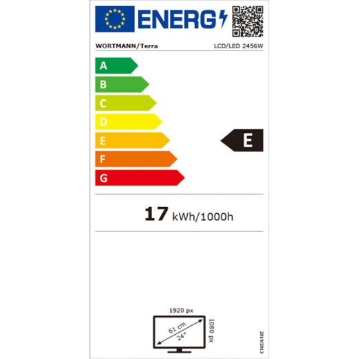 TERRA LCD/LED 2456W PV V4 schwarz USB-C, DP, HDMI (3030250)